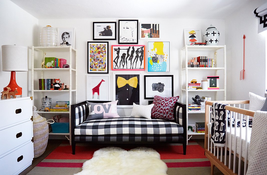 Daybed nursery room top